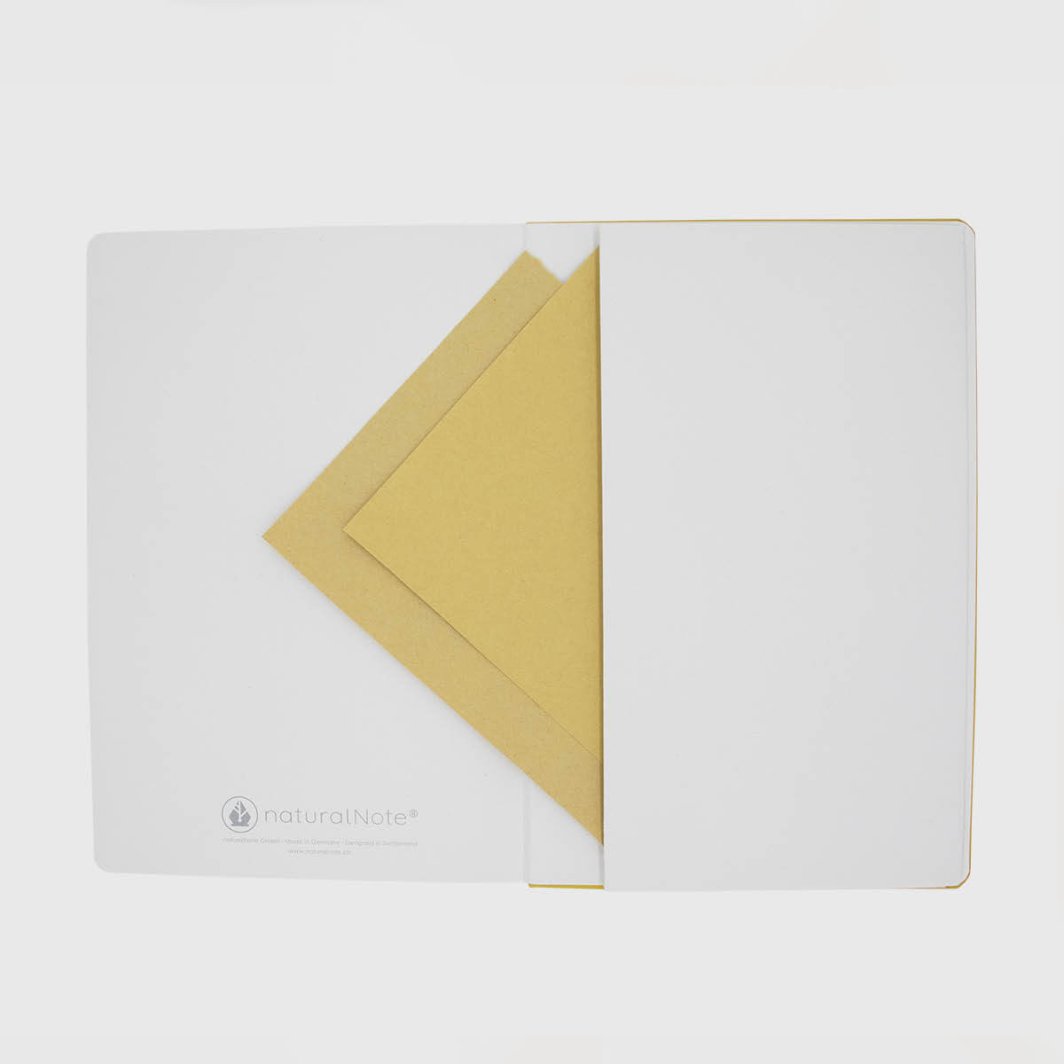 Notizbuch A5 nachhaltig pocket gelb