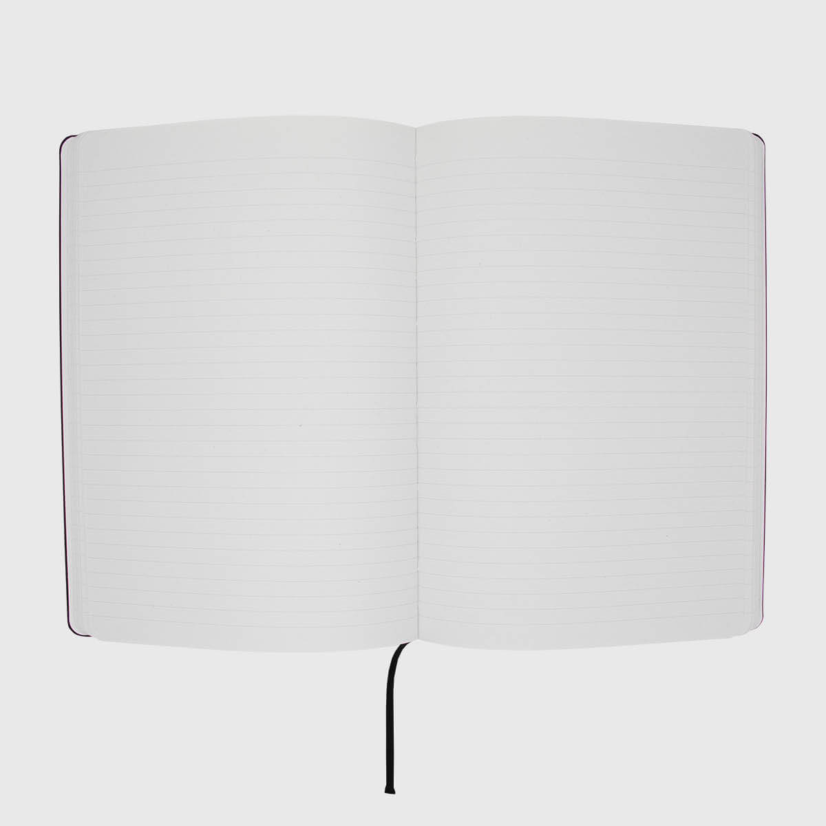 Nachhaltiges Notizbuch liniert schwarz