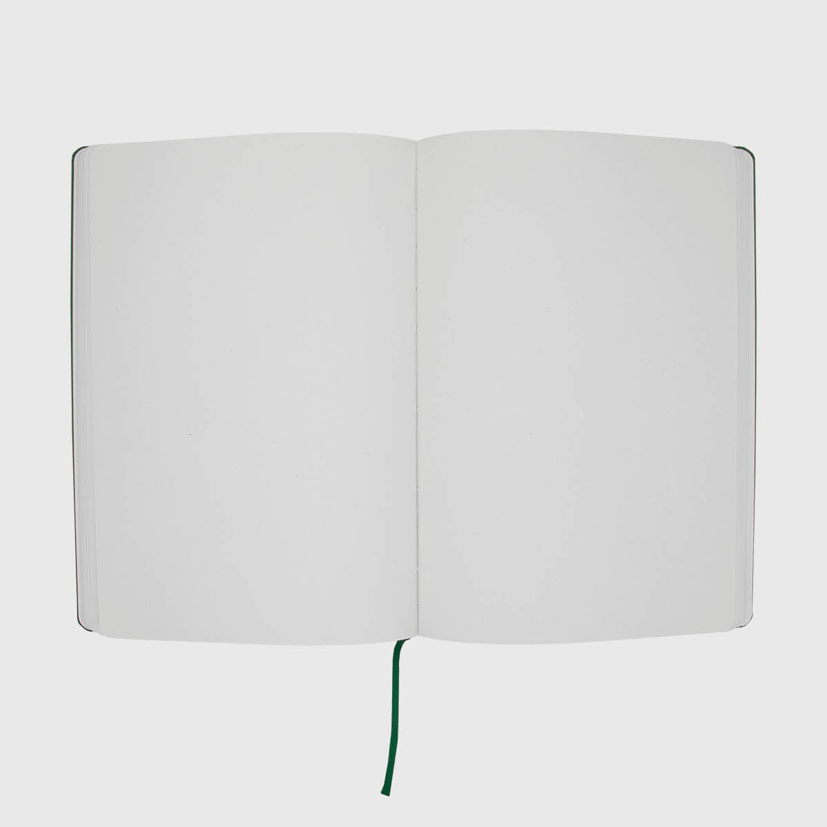Nachhaltiges Notizbuch blanko grün