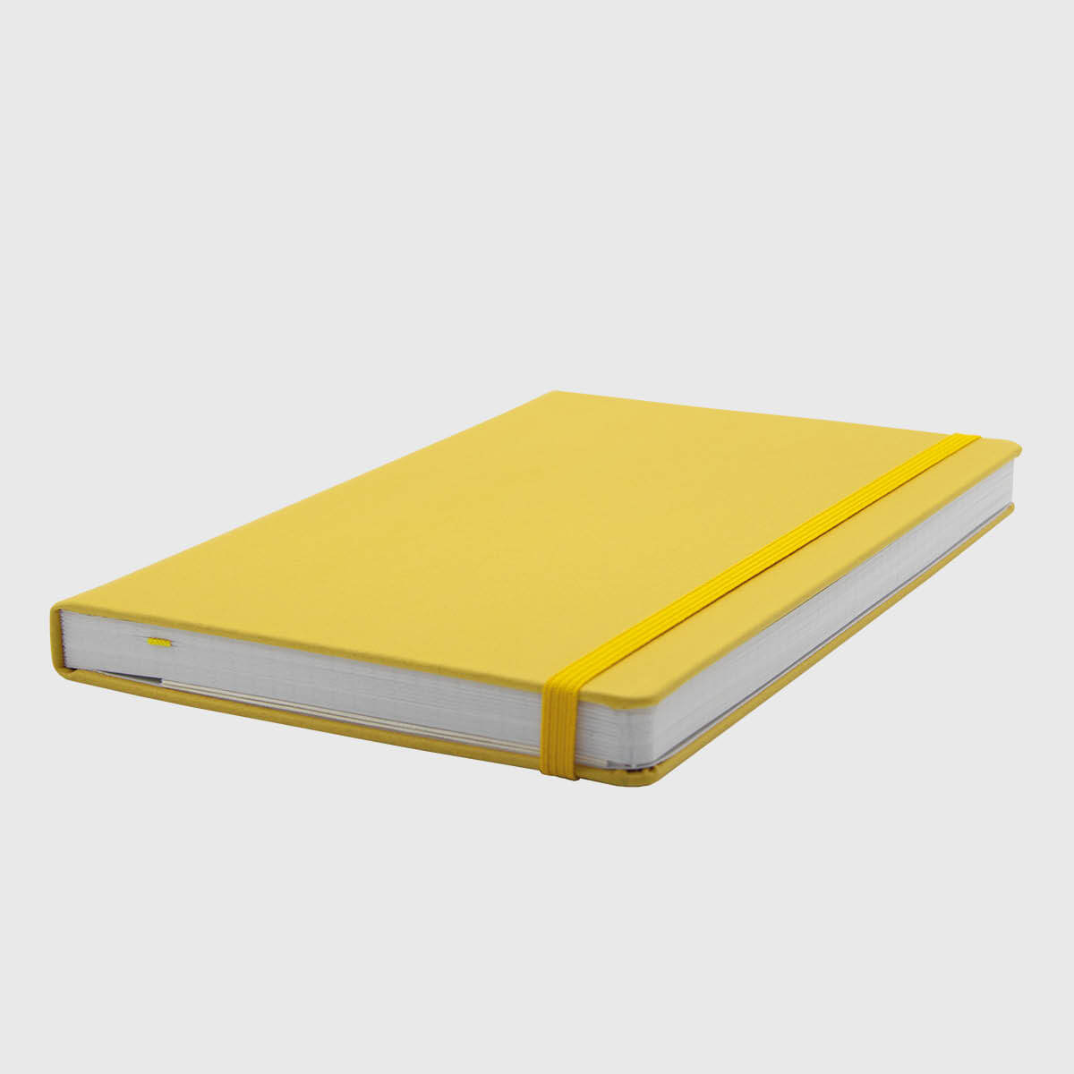 Premium Notizbuch Upcycling A5 gelb