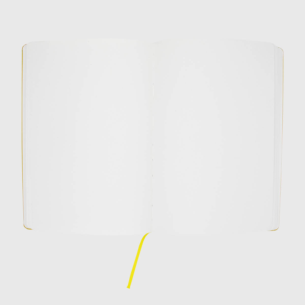 Nachhaltiges Notizbuch blanko gelb