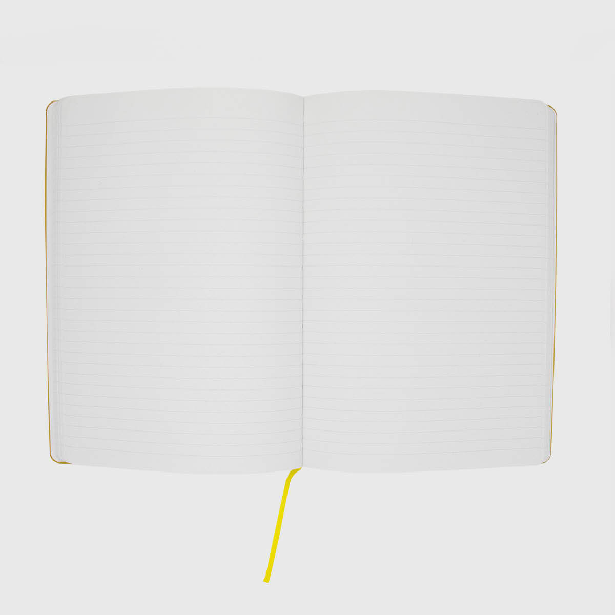 Nachhaltiges Notizbuch liniert gelb